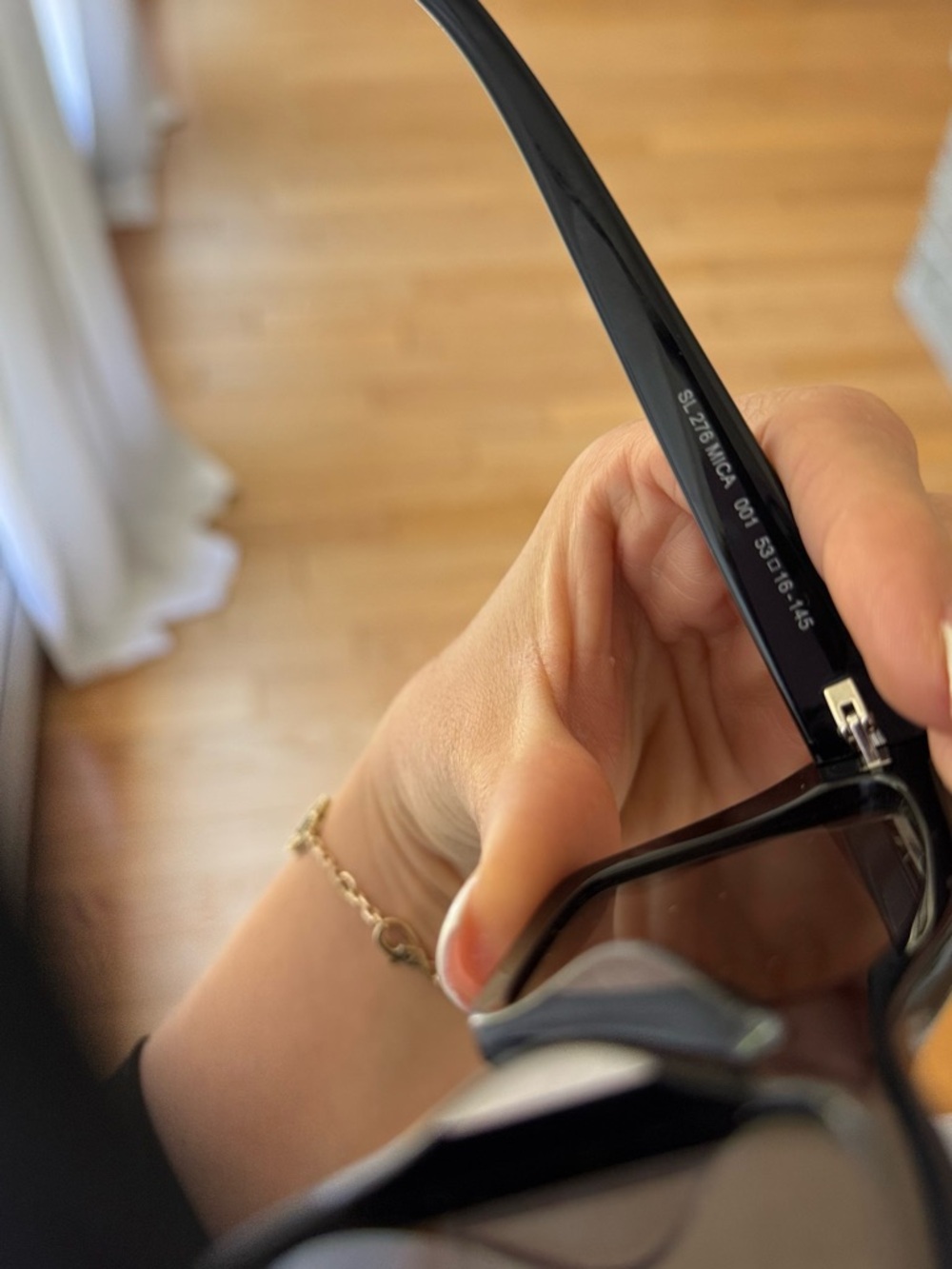 SAINT LAURENT Grey Cat Eye Ladies
Sunglasses SL 276 MICA 001 53 
❤️Authentic!!! - Picture 8 of 10